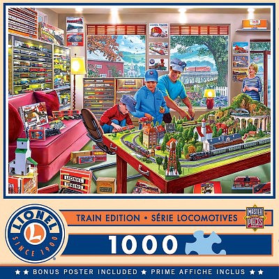 Masterpiece Lionel- The Boys Playroom Train Edition Puzzle (1000pcs)