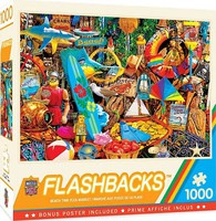 Masterpiece Flashbacks- Beach Time Flea Market Collage Puzzle (1000pc)