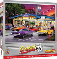 Masterpiece Cruisin Route 66- Pitstop Service & Repair Station Puzzle (1000pc)