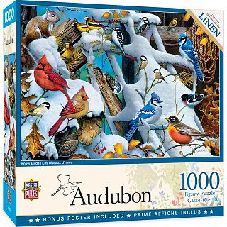 Masterpiece Audubon- Snow Birds Puzzle (1000pc)