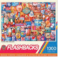 Masterpiece Flashbacks- Ice Cream treats Collage Puzzle (1000pc)