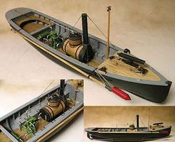 Model-Shipways USN Picket Boat #1 1864 Wooden Model Ship Kit 1/24 Scale #2261
