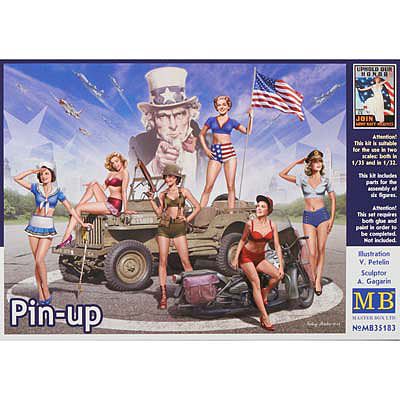 MasterBox 1/35 Pin-Up Women Posing in Legendary Style