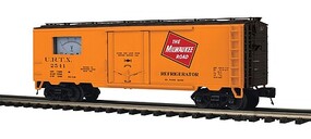 MTH-Electric O 40' Steel Side Power Meter Car Milw.Rd.