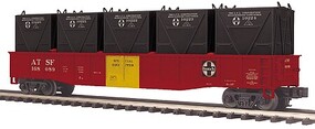MTH-Electric O Gondola w/LNL Containers SF