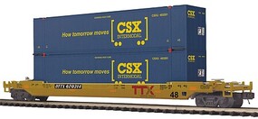 MTH-Electric O CSX HUSKY STACK CAR