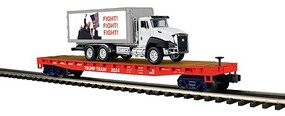 MTH-Electric O TRUMP FLAT W/BOX TRUCK