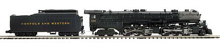 MTH-Electric O Scale 2-6-6-4 Class A w/PS3, N&W #3