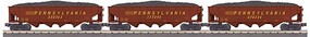 MTH-Electric TARIFF O 4-Bay Hopper 3pk PRR