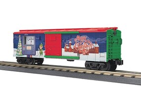 MTH-Electric O Christmas Boxcar w/Power Meter