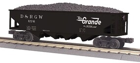 MTH-Electric TARIFF O 4-Bay Hopper D&RGW
