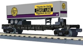 MTH-Electric O ACL Flt w/40ftTrailer