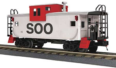 MTH-Electric O-27 Extended Vision Caboose, SOO