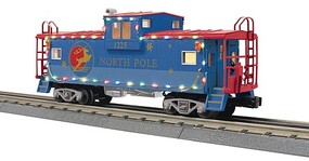 MTH-Electric O North Pole Extended Vision Caboose w/LED Lights