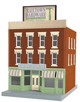 MTH-Electric Railtown Hardware RailKing 3-Story City Building