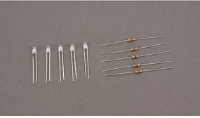 Miniatronics LEDs BP 3mm rd/grn 2lg 5/ (5)