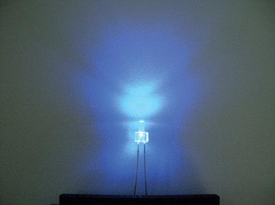 Miniatronics Clear Tower LED 2mm Dia. Blue (5) Model Railroad Light Bulb #1282405