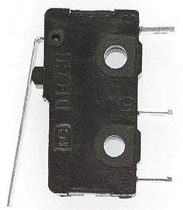 Miniatronics SPST 3amp 120v Flat Leaf Actuator Micro Switch (4) Model Railroad Electrical #3401004
