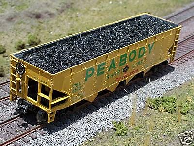 Motrak Coal Loads for Athearn 40 Quad Hopper (2-Pack) HO Scale Model Train Freight Car #81206