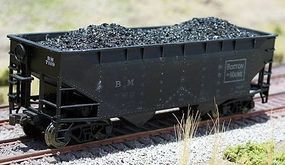 Motrak Coal Loads for Atlas 2-Bay Hopper (2-Pack) HO Scale Model Train Freight Car #81300