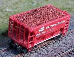 Motrak Resin Ore Load for Walthers Minnesota Ore Car (2) HO Scale Model Train Freight Car Load #81709