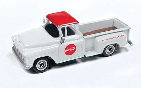 Classic-Metal-Works 1955 Chevy Pickup Coca Cola HO Scale Model Railroad Vehicle #30559