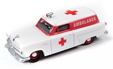 Classic-Metal-Works 1953 Ford Delivery Ambulance White HO Scale Model Railroad Vehicle #30633