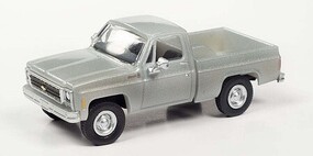 Classic-Metal-Works 1979 Chevrolet Fleetside Pickup Truck #1 (Silver) HO Scale Model Railroad Vehicle #30635
