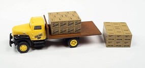 Classic-Metal-Works HO IH R-190 Flatbed Truck w/KowKare Crat
