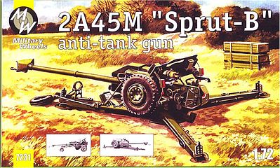 Military-Wheels-Mode 1/72 2A45M Sprut-B Anti-Tank Gun