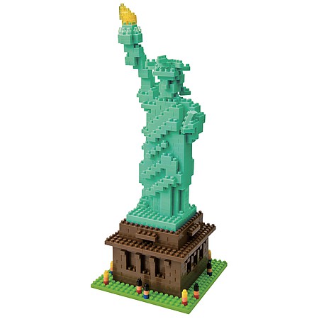 NanoBlock Nanoblock World Famous Buildings Collection - Statue of Liberty Toy Assortment Kit #14495