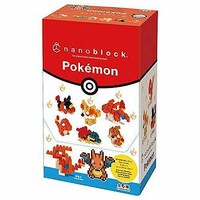 NanoBlock Nanoblock Pokemon Collection Fire Type Pokemon Set (6) Toy Assortment Kit #22363