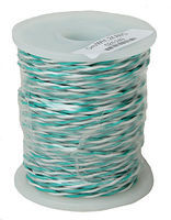 NCE 24 AWG Green/White Twisted Hookup Wire (100') Model Railroad Hook Up Wire #249