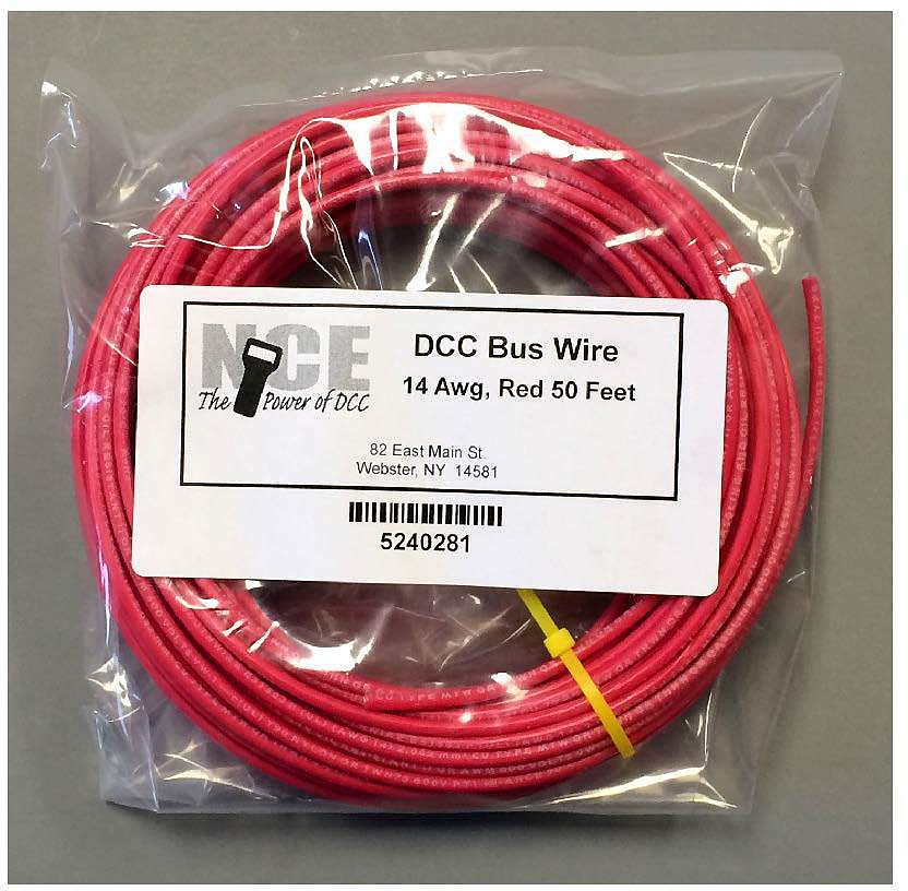 40' DCC Buss wiring system NCE DIGITRAX MRC  14ga buss 18ga track feeders 