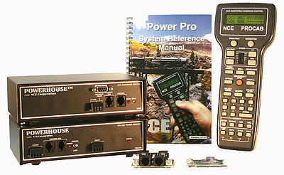NCE PH-10 10 Amp Starter Set with D408 Decoder Model Railroad Power Supply #6