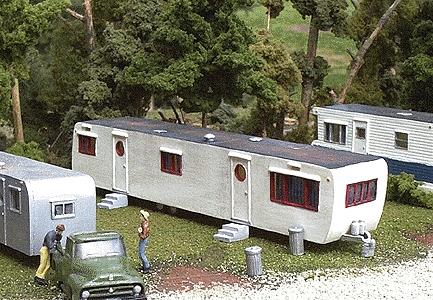 NuComp 1950s Era House Trailer Mobile Home Unpainted Kit 