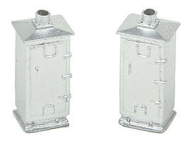 Relay Cabinet Tall Silver