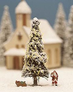 Noch White Christmas Miniature Scene HO Scale Model Railroad Figure #11912