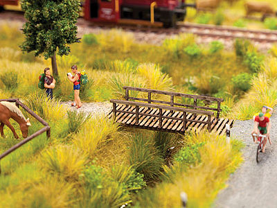Noch Small Footbridge N Scale Model Railroad Bridge Kit #14620