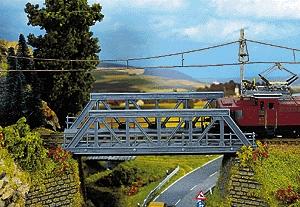 Noch Truss Bridge HO Scale Model Railroad Bridge Kit #21330