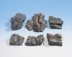 Noch Sandstone Molded Foam Rock Pieces (6) HO Scale Model Railroad Scenery #58452