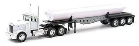 New-Ray Peterbilt 379 w/Side Dump Trailer Diecast Model Truck 1/32 scale #10553