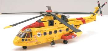 New-Ray Agusta EH 101 Canadian Search/Rescue Diecast Model Helicopter 1/72 scale #25517