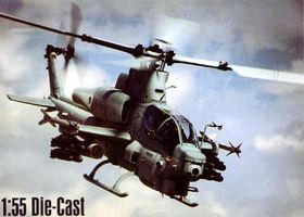 New-Ray 1/55 Bell AH1Z Cobra Helicopter (Die Cast)
