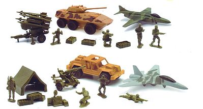 New-Ray 1/32 Glorious Mission Military Small Playset (Plastic)
