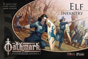 North-Star 28mm Oathmark Battle of the Lost Age- Elf Infantry (30) (D)