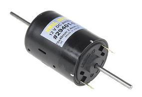 Northwest Round Can Motor, 12 Volt DC 29 x 40mm, Double Shaft 2.4mm Dia. x 24mm, 8,300rpm