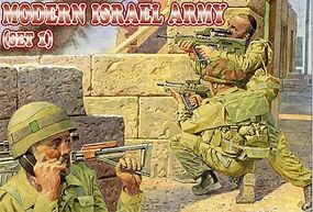 Orion Modern Israel Army Set #1 (48) Plastic Model Military Figure 1/72 Scale #72012