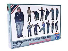 Orion WWII German Panzer Soldiers (52) Plastic Model Military Figure 1/72 Scale #72045