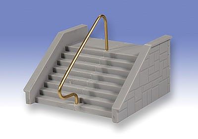 O-Gauge Steps with Handrail O Scale Model Railroad Building Accessory #39
